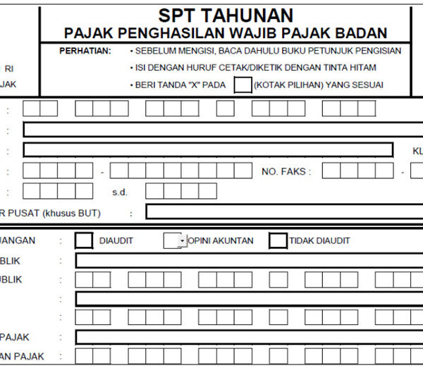 Laporan Tahunan - Penghasilan Perusahaan kurang dari Rp 1 Milyar per Tahun