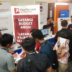 Tech in Asia 2018, Jakarta Convention Center - FlazzTax