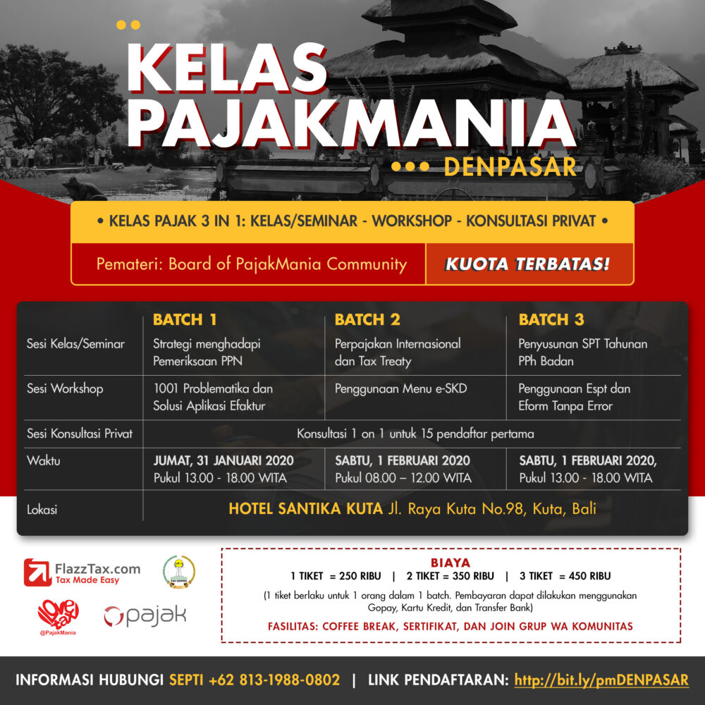 Pendaftaran Kelas PajakMania Denpasar - Bali - Gambar 6