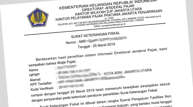 Dari Kepatuhan hingga Kepercayaan: Mengapa Surat Keterangan Fiskal Sangat Penting?