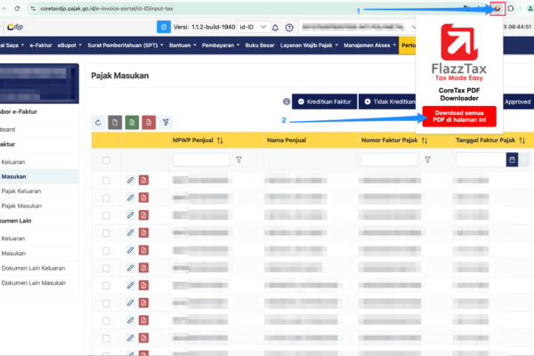 CoreTax Download PDF